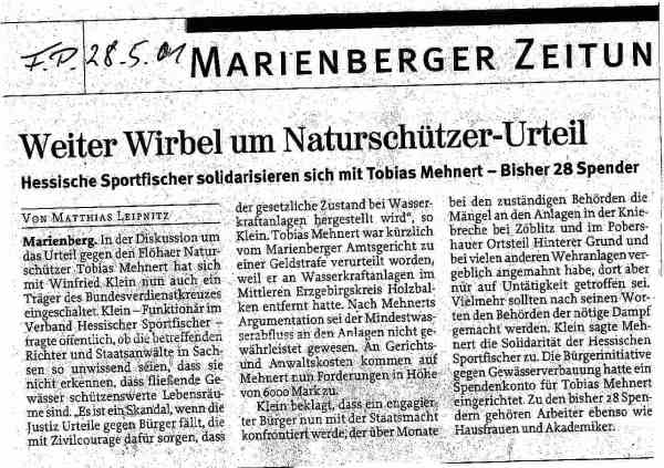 Weiterer Wirbel um Naturschützer Urteil